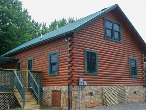 Complete Log Home Restoration